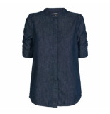Tomorrow Denim Td teresa 3/4 sleeve length shirt raw indigo