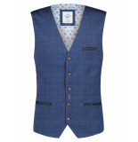 A Fish Named Fred 22.01.154 waistcoat travel solid navy blue -