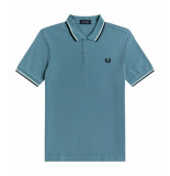 Fred Perry Polo twin tipped ash blue