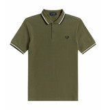 Fred Perry Polo twin tipped military green