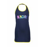 B.Nosy Girls dumbbell dress with dot aop and chest