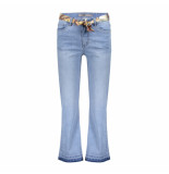 Geisha 21011-10 809 jeans flair 7/8 light blue denim