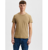 Gabba T-shirt konrad straight slub tee p5890 coriander