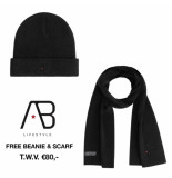 AB Lifestyle Signature scarf + beanie set
