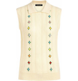 King Louie Collar top orchid cream yellow