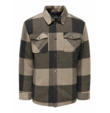 Only & Sons Onscreed loose check wool jacket ot