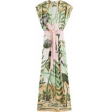 Maison Scotch Maxi dress with placement b flower printed