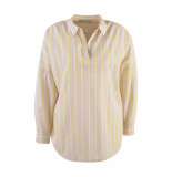 Smith & Soul 0222-0202k 1206 smith&soul slip over stripes cotton blouse sunshine print
