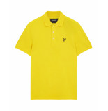 Lyle and Scott Sp400vog lyle and scott plain polo shirt, w586 sunshine yellow