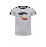 Common Heroes Wit t-shirt met gradiënt logo print voor jongens in de kleur