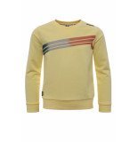 Common Heroes Gele sweater logo voor jongens in de kleur
