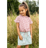 Looxs Revolution Bloesje crêpe chiffon mauve voor meisjes in de kleur