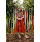 Looxs Revolution Maxi rok slub jersey voor meisjes in de kleur
