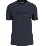 Calvin Klein Triple logo t-shirt donker