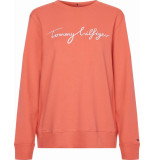 Tommy Hilfiger Logo sweater koraal