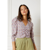 Refined Department R22039553 woven flowy smock top isa