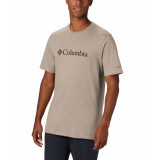 Columbia Men's csc basic logo ss t-shirt ancient fossil sand