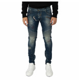 Boragio Denim biker jeans