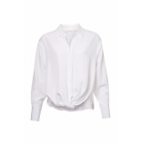 Yaya Button up blouse in linen blen