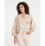Opus | blouse met print fessy