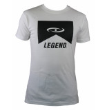 Legend Sports T-shirt legend icon kids/volwassenen wit polyester/katoen
