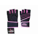 Legend Sports Fitness handschoenen dames roze legend grip