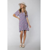 Colourful Rebel wd111524020030 evy small flower mini wrap dress