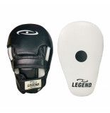 Legend Sports Focus pads lang model wit/zwart leer