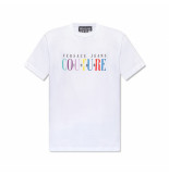 Versace Jeans T-shirt man logo rainbow 72gaht06.003