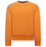 Y-Two Basic oversize fit sweat-shirt orange
