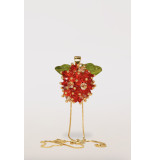 Annele Ketting sparkling strawberry necklace 50 cm multi
