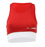 Legend Sports Dames sport-bh red white stripe