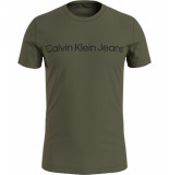 Calvin Klein J30j322344 logo slim tee 0h8 burnt olive t-shirt o-ne