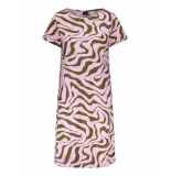 Nanso Nacht big shirt savanna | pink / groen-bruin