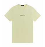 Fred Perry Embroidered t-shirt wax yellow