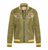 MHM Fashion Bomber jacket tiger heads army