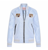MHM Fashion Bomber jacket tiger heads navy