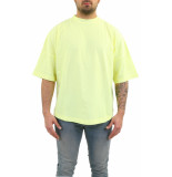 Palm Angels Gd classic logo over tee yello