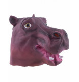 Confetti Nijlpaard masker latex