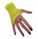 Confetti Net handschoenen geel