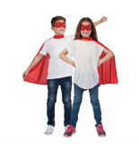 Confetti Helden cape en masker kids | superhelden kostuum
