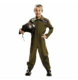 Confetti Top gun piloot boy outfit