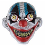 Confetti Clowns masker met rollende ogen | wit | halloween