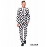 Suitmeister Checked black and white suitmeister kostuum