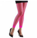 Confetti Basis visnet legging roze vrouw one size