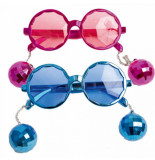 Confetti Disco bril met discoballetjes | kinderbril