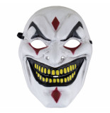 Confetti Evil joker masker | wit | halloween