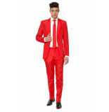 Suitmeister Solid red suitmeister kostuum