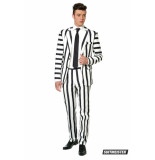 Suitmeister Striped black and white suitmeister kostuum