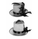 Confetti Mini hoedje met speld | glitter and glamour hoedje